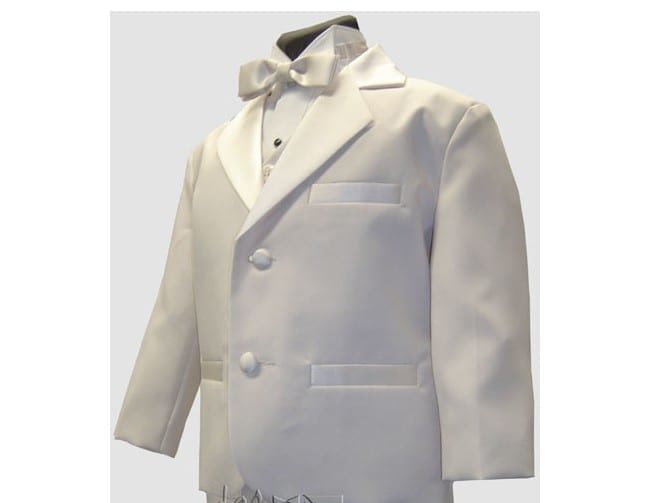 Boys tuxedo white best sale