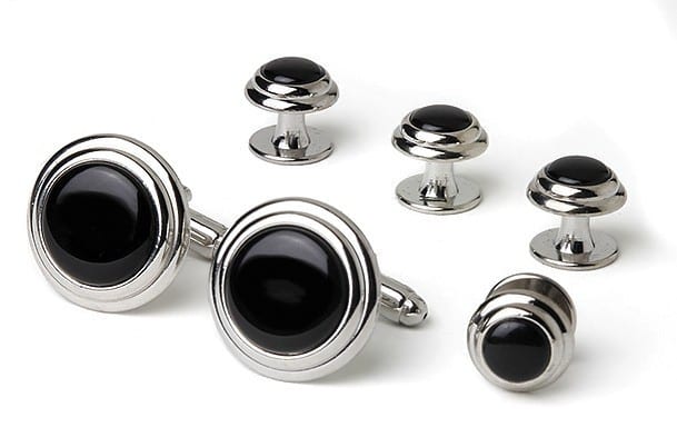 cufflinks and studs set