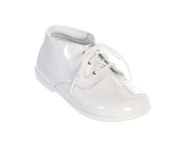 white patent leather shoes