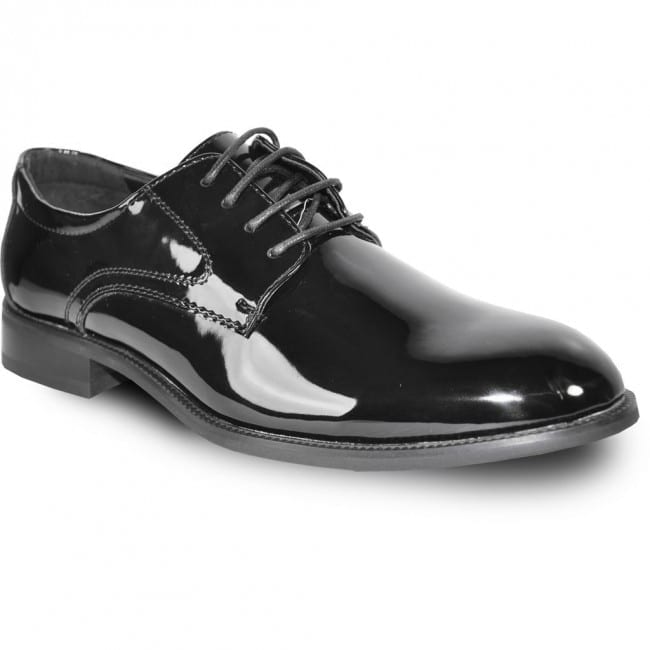 Tuxedo Shoes Classic BLACK Patent 