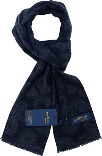 Black Paisley Scarf