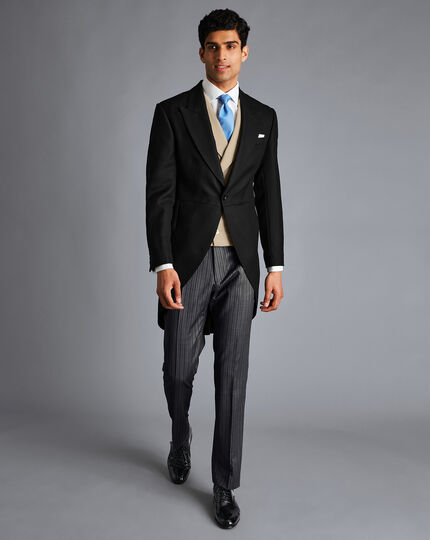 Men's 100 Silk Scarf Long Double Layer Neckerchief Cravat Suit Shirt  Black Blue