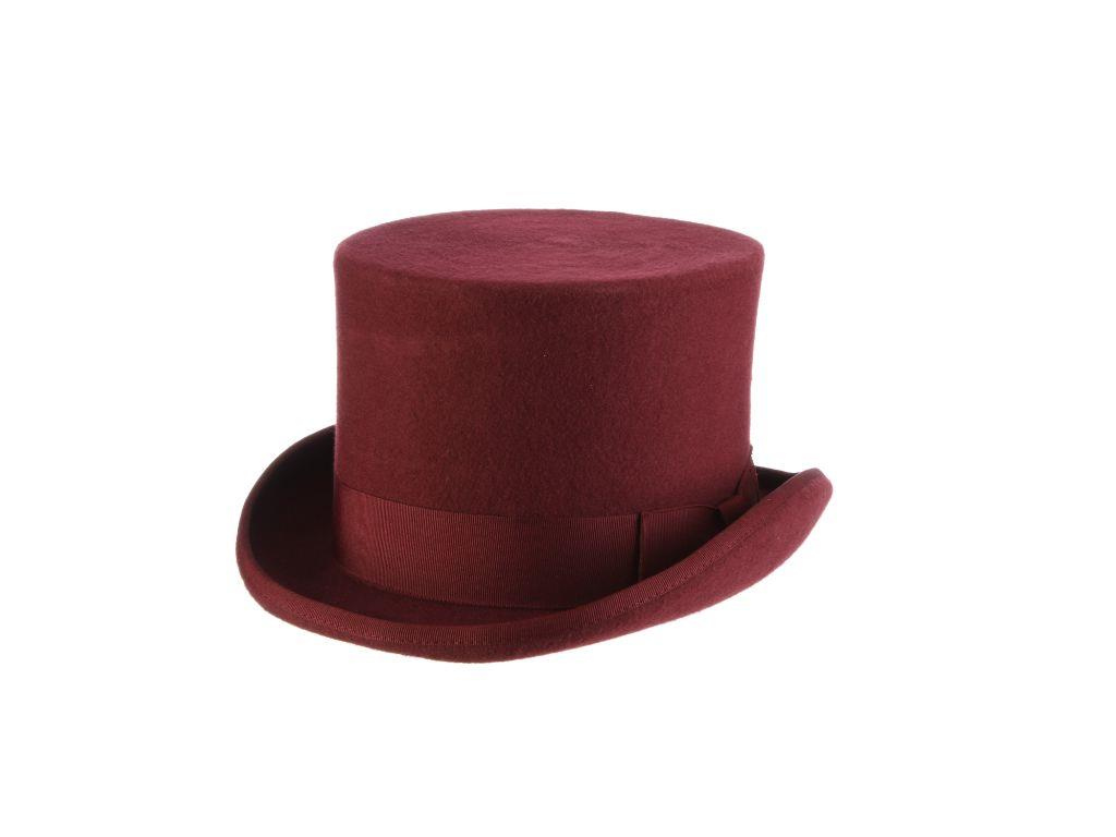 Purple Traditional Top Hat 5¼ Wool Felt - Large 59cm